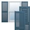 Ekena Millwork Lifetime Vinyl, TailorMade Cathedral Top Center Mullion, Open Louver, Shutter Loks, LL1C12X05100CB, PR LL1C12X05100CB - alternate 1